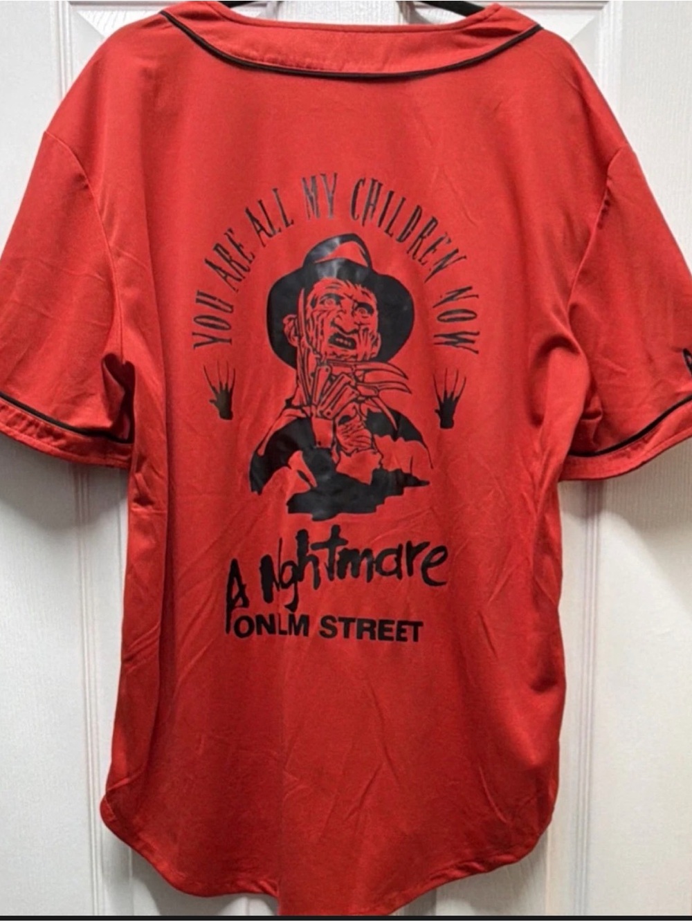 Red Graphic 'A Nightmare on Elm Street' Men's Jersey